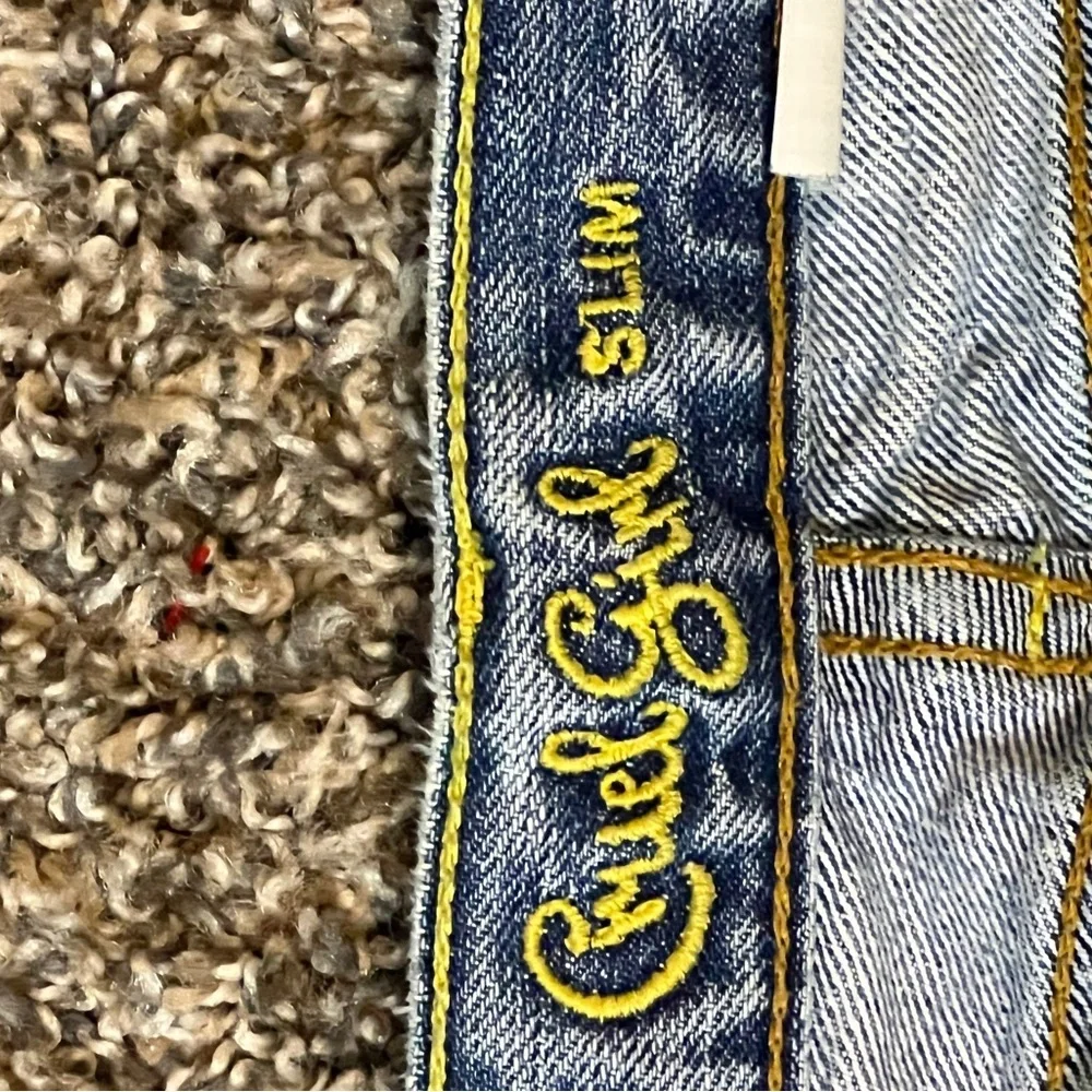 Cruel‎ Girl Vintage Blue Straight slight bootcut Jeans Slim Classic Style